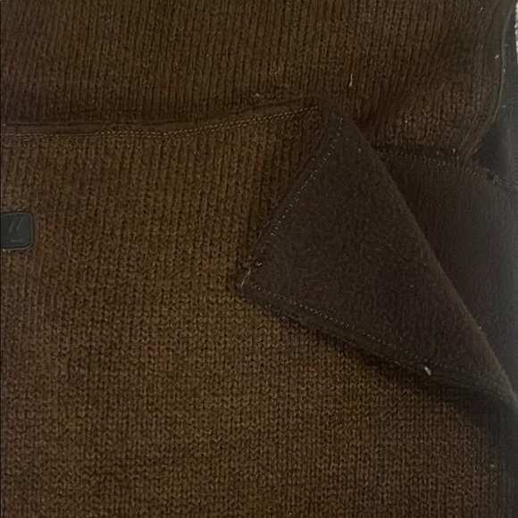 Brown Ribbed Scarf - Picture 5 of 5